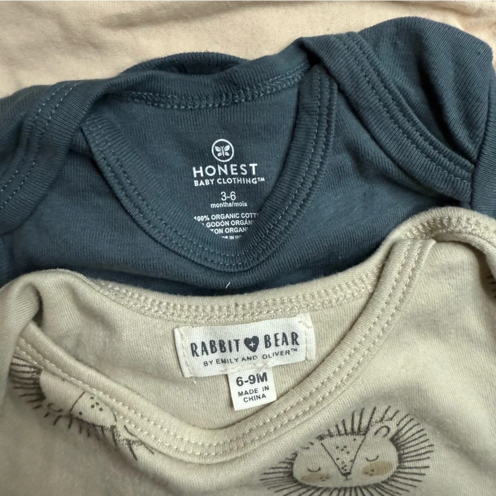 100% Organic Cotton Wool 26 Pc Large Mixed Sizes Baby Boy Bundle Lot - Picture 8 of 13